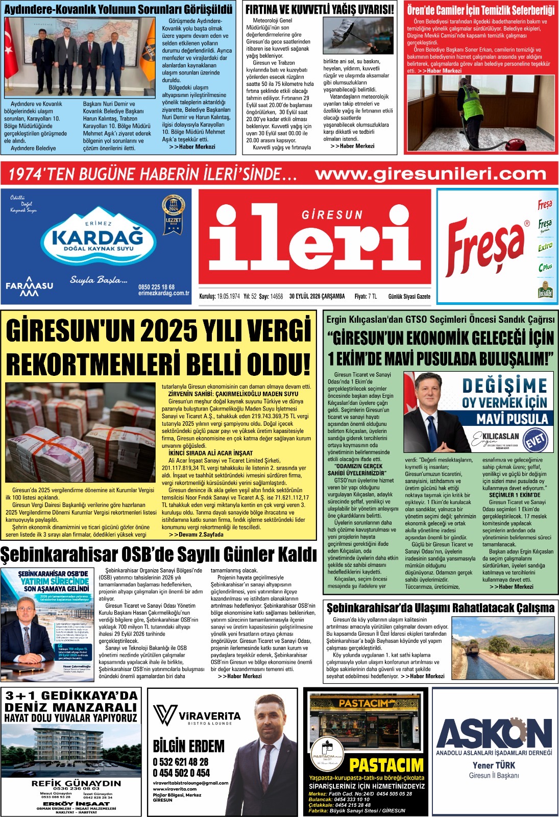 30 Eylül 2026