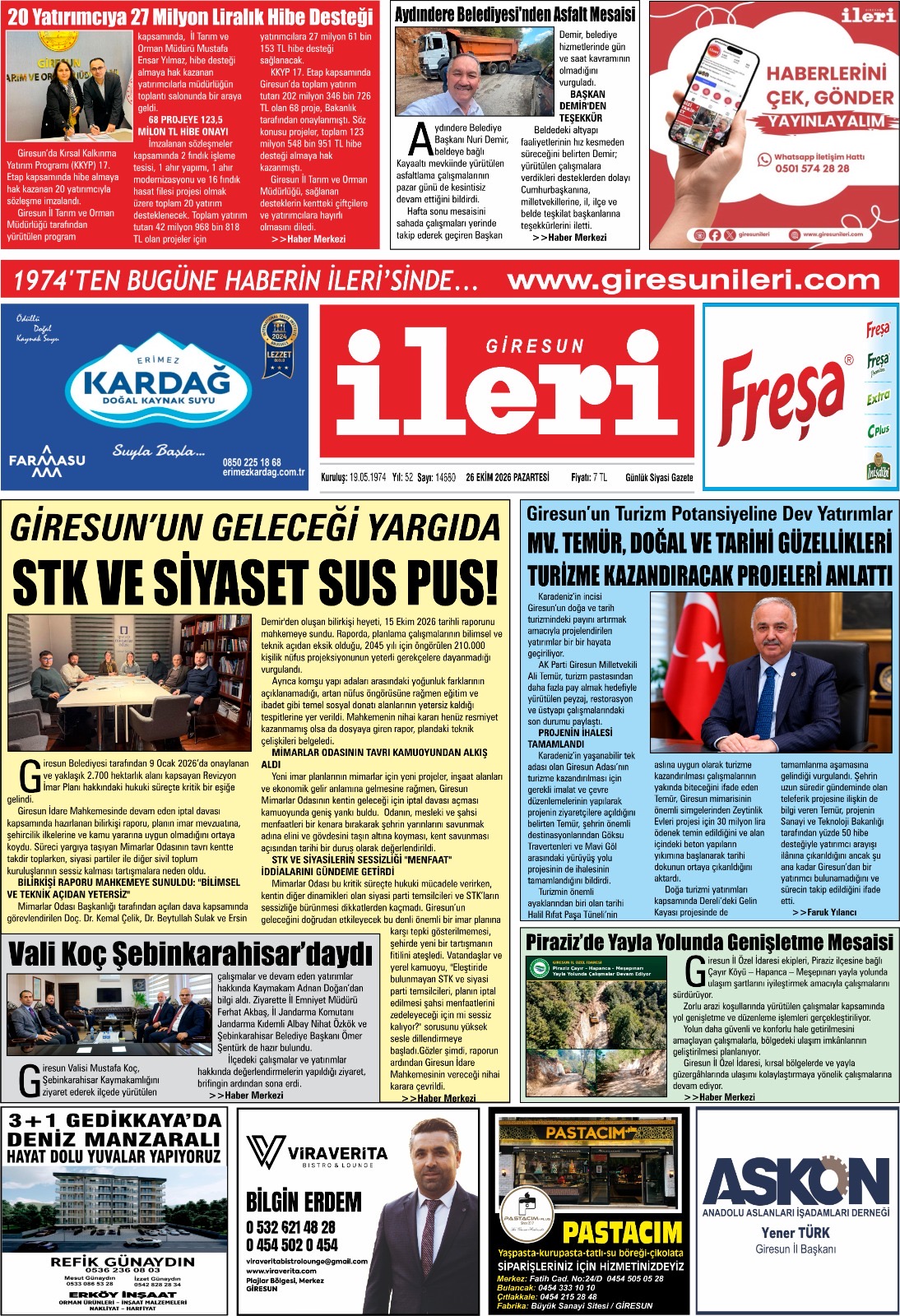 26 Ekim 2026