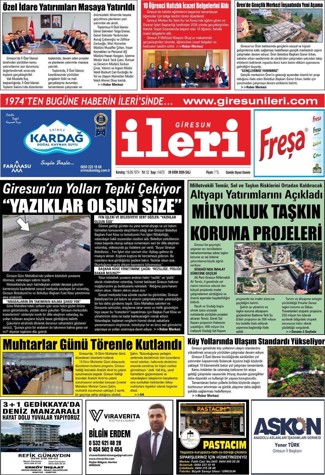 20 Ekim 2026
