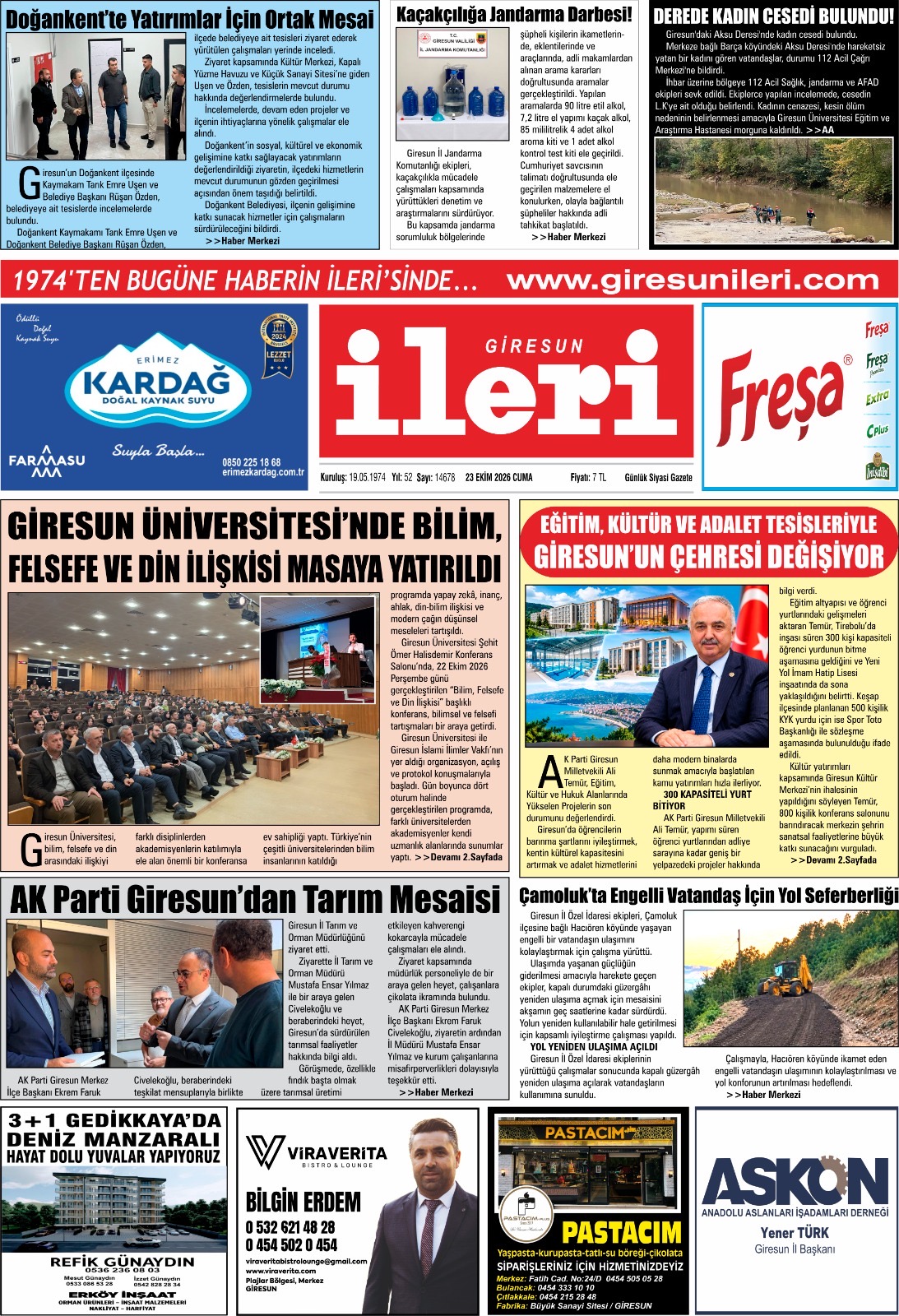 23 Ekim 2026