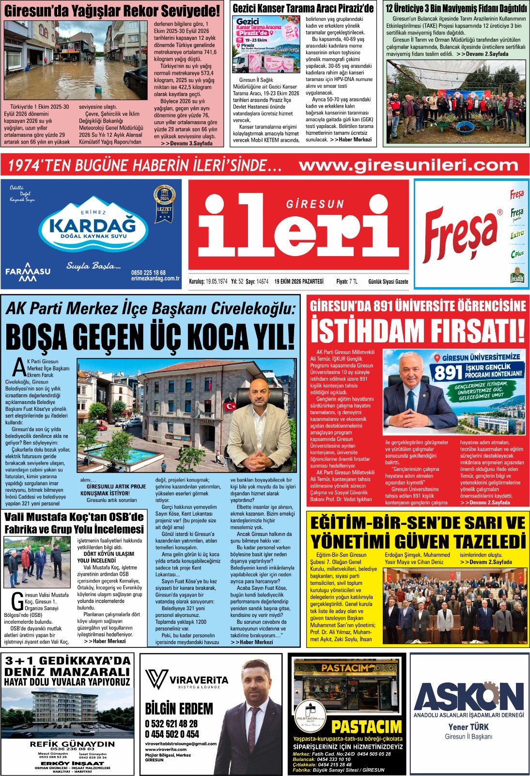 19 Ekim 2026