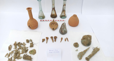 Roma Dönemi’ne ait eserler inşaat sondaj kazısında bulundu 