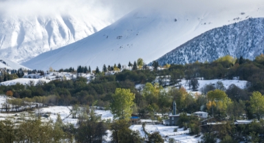Sonbahar ve kış aynı karede buluştu (Foto Galeri)