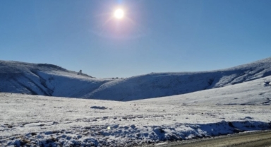 1830 rakımlı o yayla beyaza büründü (Foto Galeri)