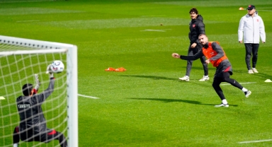 A Milli Takım, Galler maçının hazırlıklarına başladı (Foto Galeri)