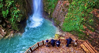 Aktaş Şelalesi, ziyaretçilerine tabiatın ahengini izletiyor (Foto Galeri)