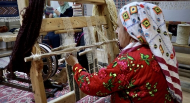Coğrafi işaretli 'Vezirköprü Tahtaköprü kilimi'ni yaşatmak için çaba gösteriyor (Foto Galeri) 