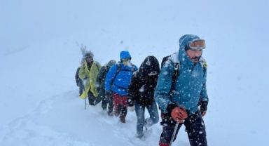 Giresun Doğa Sporları Kulübü'nden Karlı Havada Doğa Yürüyüşü (Foto Galeri) 