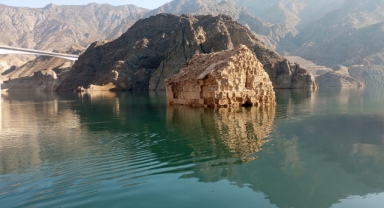 Karadeniz'in o ilinde baraj suları çekilince kale gün yüzüne çıktı (Foto Galeri)