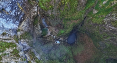 Tescilli Kuylucu Mağarası ve çevresi sonbahar renkleriyle görüntülendi (Foto Galeri)