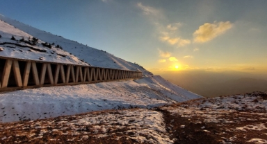 Zigana Dağı’nda eşsiz gün batımı manzaraları (Foto Galeri)