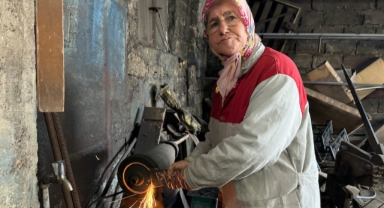 40 Yıldır Demircilikte Kadın Gücüyle İz Bırakıyor (Foto Galeri)