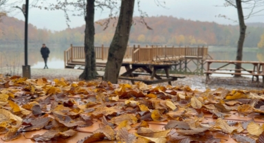 Doğa Harikası Korugöl, Kışın da Ziyaretçilerini Büyülemeye Devam Ediyor (Foto Galeri)