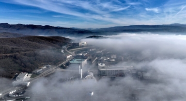 Düzce'de sis etkili oldu