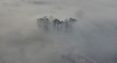 Düzce Ovası sisle kaplandı (Foto Galeri)