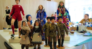 Anadolu kültürünü yansıtan kitre bebekler ilmek ilmek işleniyor (Foto Galeri) 