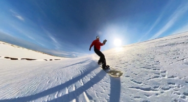 Giresun-Trabzon Sınırındaki Sis Dağı, Snowboardçuların Yeni Gözdesi (Foto Galeri) 