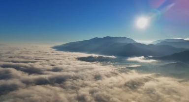 Sis denizi manzarası hayran bıraktı (Foto Galeri) 
