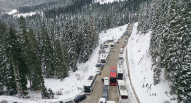 Yurduntepe Kayak Merkezi'nde yarıyıl tatili yoğunluğu yaşanıyor (Foto Galeri) 
