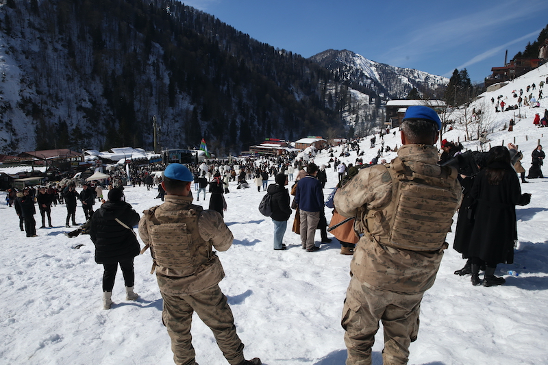 Rize'de '17. Çamlıhemşin Kardan Adam Kış Festivali' sona erdi (Foto Galeri)