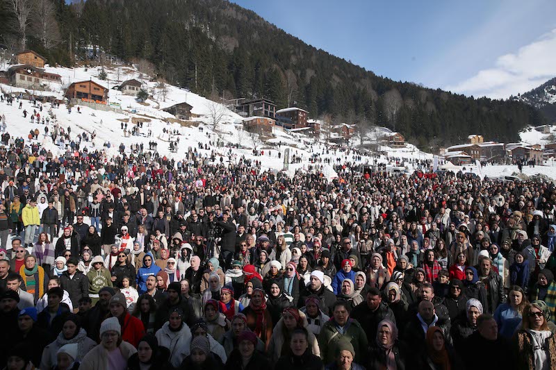 Rize'de '17. Çamlıhemşin Kardan Adam Kış Festivali' sona erdi (Foto Galeri)