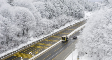 O kentte kar yağışı etkili oldu, kış manzaraları büyüledi (Foto Galeri) 