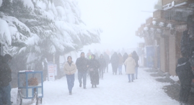 Ordu'da kar yağışı etkili oluyor (Foto Galeri)