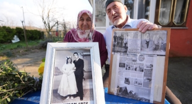 Sevgi ve saygıyla sürdürdükleri evliliklerinde yarım asrı geride bıraktılar (Foto Galeri)