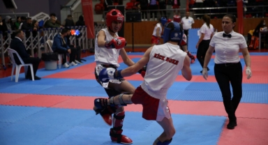 Türkiye Okul Sporları Gençler Kick Boks Şampiyonası, Ordu'da başladı (Foto Galeri) 