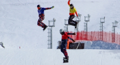 Erzurum'da dünya snowboard kupası heyecanı (Foto Galeri) 