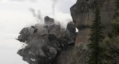 Ordu'da risk oluşturan 8 kaya ıslah edildi (Foto Galeri) 