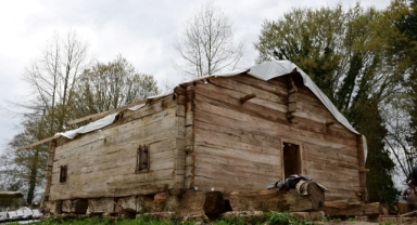 Samsun'da 8 asırlık tarihi çivisiz ahşap camide restorasyon çalışmaları başladı (Foto Galeri) 