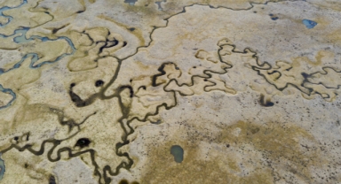 Sarıalan Yaylası'nda menderesler karların erimesiyle suyla doldu (Foto Galeri)