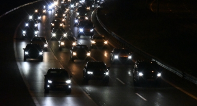 Bayram tatilinden dönenler Anadolu Otoyolu'nda yoğunluk oluşturuyor (Foto Galeri)