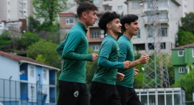 Giresunspor, Somaspor maçı hazırlıklarına başladı (Foto Galeri)