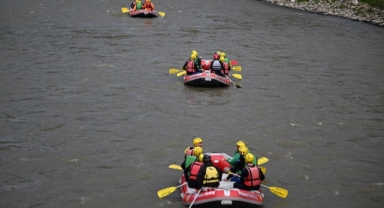 Melen Çayı'nda rafting sezonu açıldı (Foto Galeri)