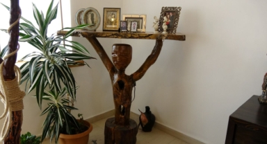 Pandemide başlayan hobi ile köy evini sanat galerisine dönüştürdü (Foto Galeri)