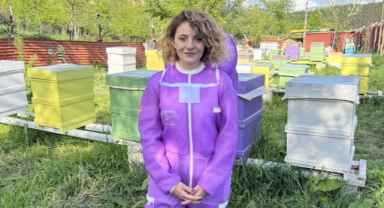 2 kovanla başladığı arıcılıkta bu yıl yaklaşık 1,5 ton bal bekliyor (Foto Galeri) 