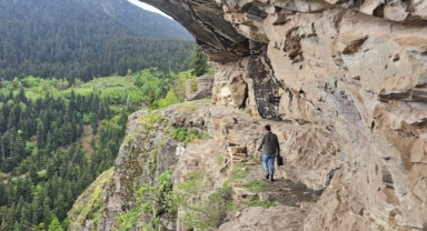 Artvin'de tarihi ticaret yolu böyle görüntülendi (Foto Galeri)  