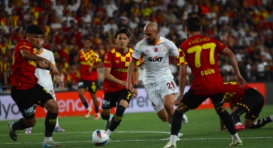 Göztepe - Galatasaray karşılaşmasından kareler (Foto Galeri) 