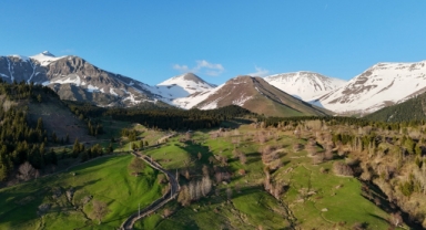 Sakin şehirde ilkbaharla birlikte tabiat canlandı (Foto Galeri) 