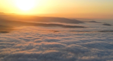 Sakin şehirde sis güzelliği (Foto Galeri)