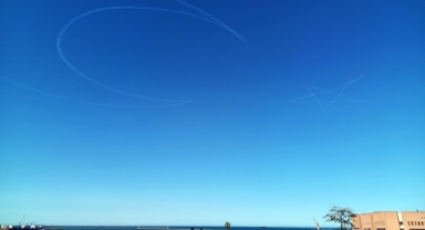 Türk Yıldızları Samsun semalarında ay-yıldız çizdi (Foto Galeri)