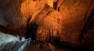Karadeniz'deki o mağara bayram tatilinde yaklaşık 4 bin kişiyi ağırladı (Foto Galeri) 