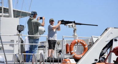 Samsun'da TCSG-87 gemisi ziyarete açıldı (Foto Galeri) 