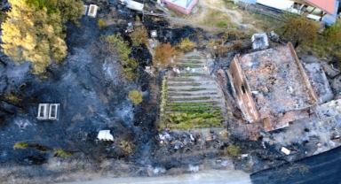 Karabük'te orman yangınlarının yol açtığı hasar görüntülendi (Foto Galeri)