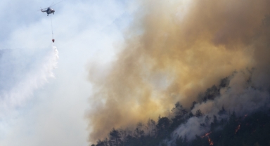Karabük'teki orman yangınlarına müdahale sürüyor (Foto Galeri) 