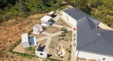 Kafa kafaya verdiler, Doğu Karadeniz'in en büyük fotoğraf çekim platosunu kurdular (Foto Galeri)