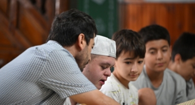 Yaz Kur'an kurslarının müdavimi down sendromlu Fırat, derslere neşe katıyor (Foto Galeri) 