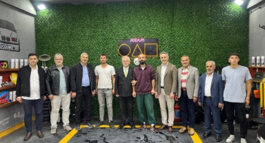 Giresun Milletvekili Elmas ve AK Parti Heyeti Sanayi Esnafının Taleplerini Dinledi (Foto Galeri)